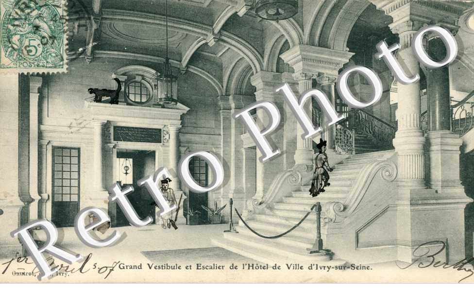 Vestibule et Escalier de l'Hotel de Ville