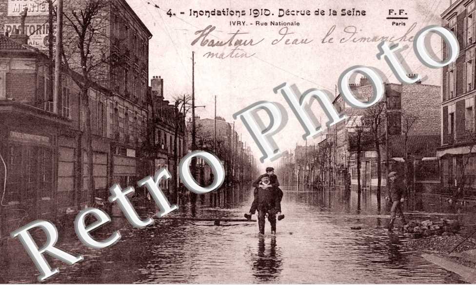 Inondations 1910, Rue Nationale