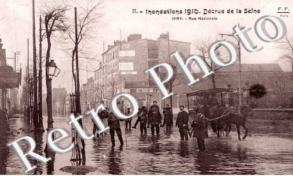 Inondations 1910, Rue Nationale