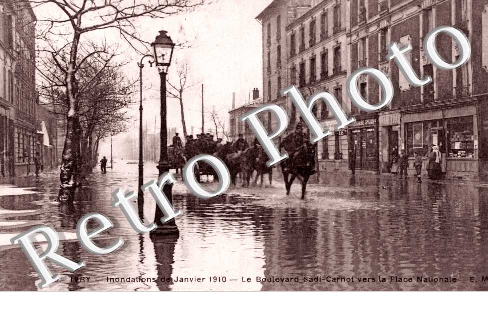 Inondations 1910, Boulevard Sadi Carnot