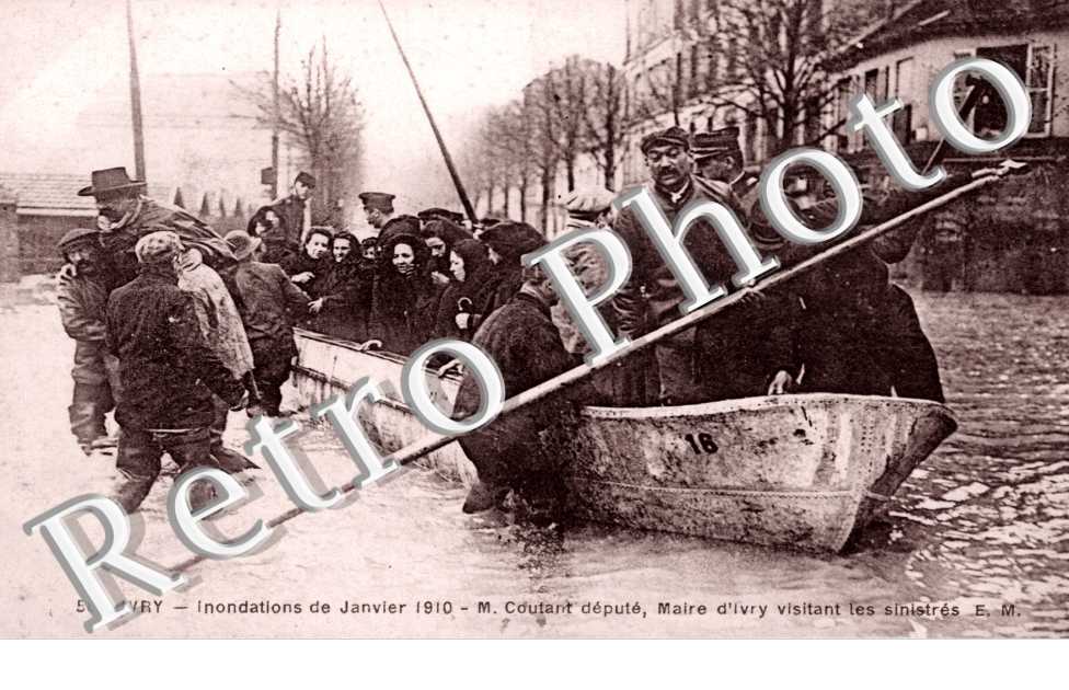 inondations de janvier 1910 - M. Courant député