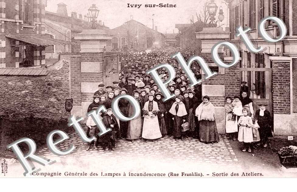 Compagnie Generale des Lampes a incandescence, Sortie des Ateliers