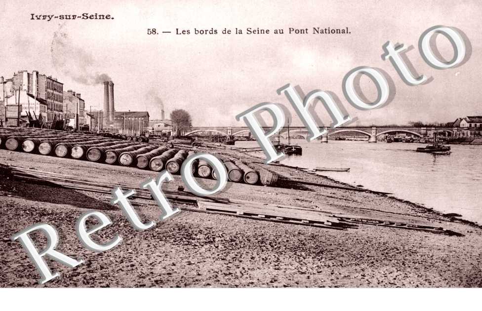 Bords de la Seine au Pont National