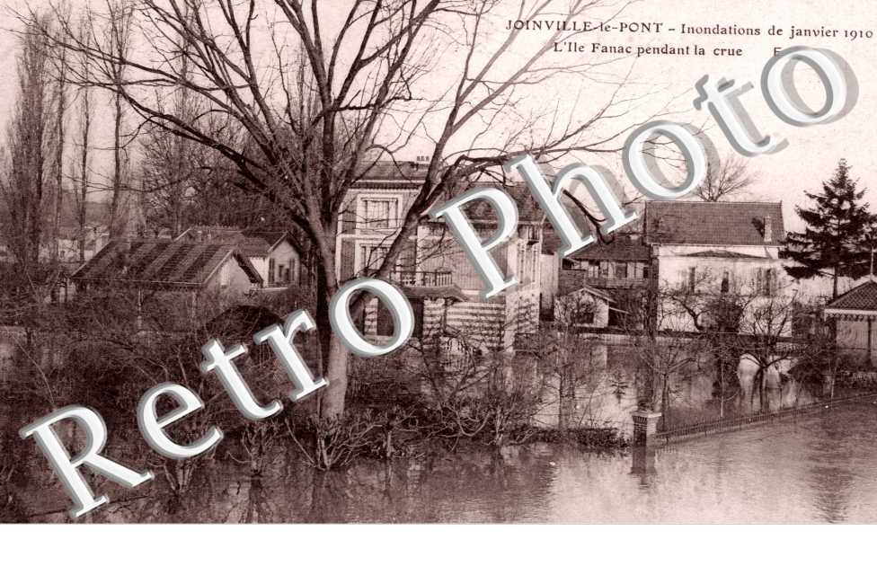 Inondations 1910, L'Ile Fanac