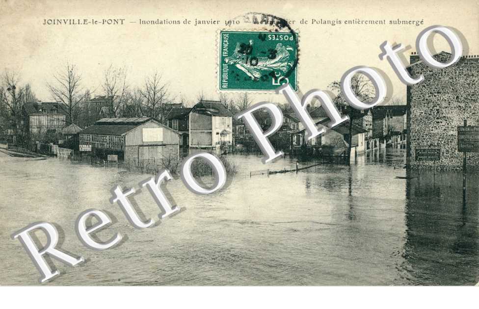 Inondations 1910, Quartier de Polangis