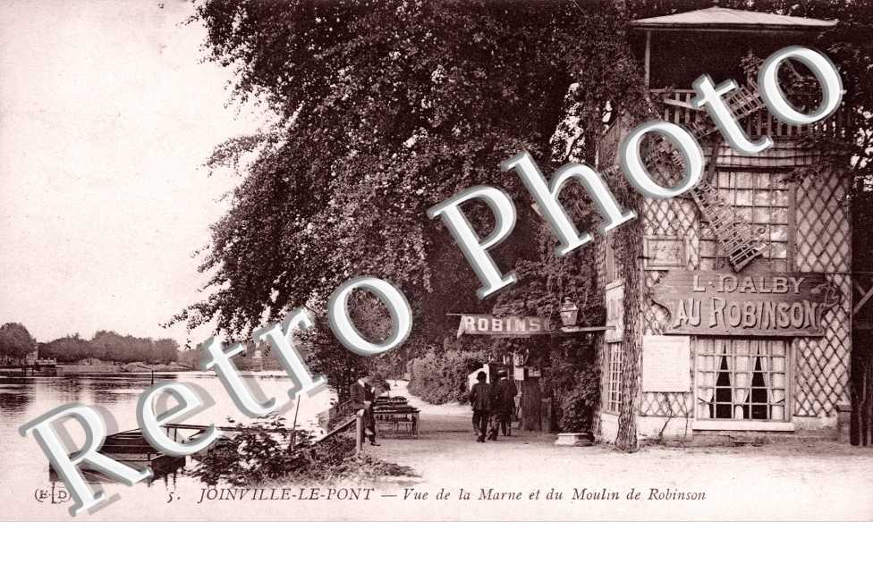 Vue de la Marne et du Moulin de Robinson