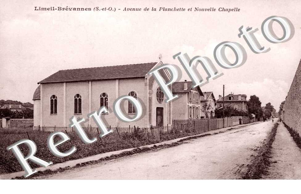 Avenue de la planchette et nouvelle chapelle