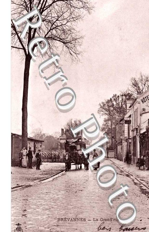 La grande rue - attelage de chevaux
