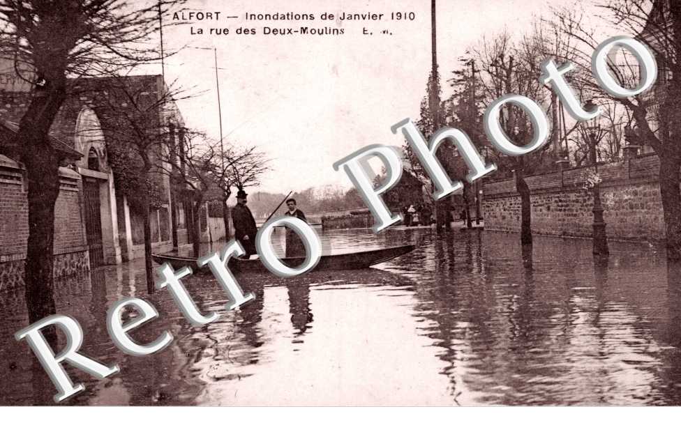 Rue des Deux Moulins Inondations de 1910