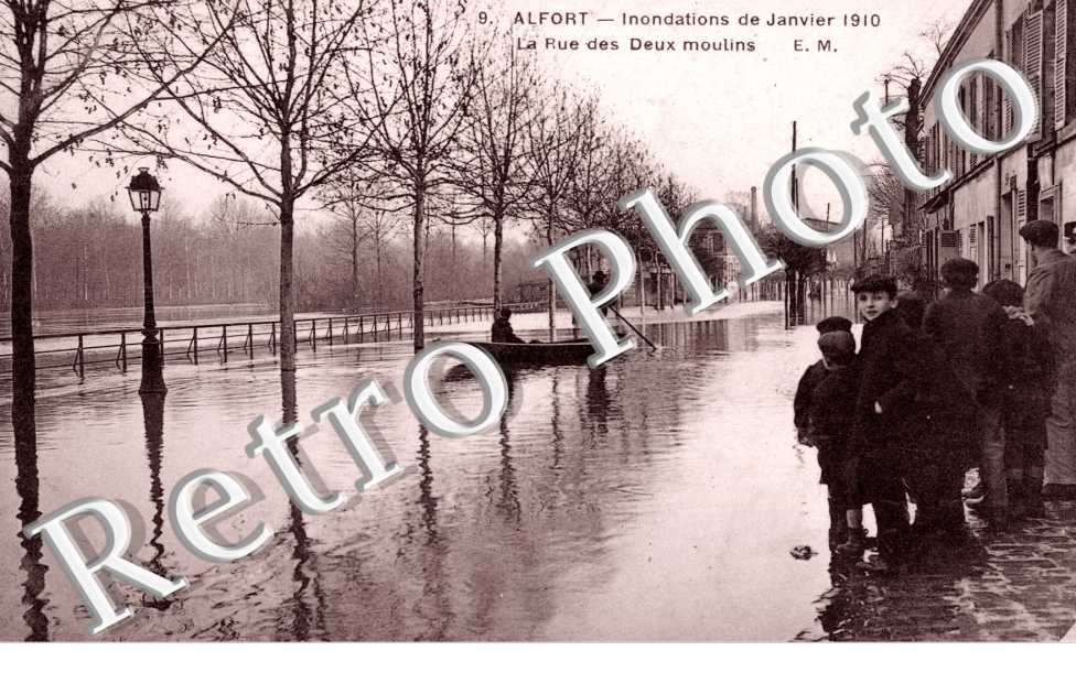 Rue des Deux Moulins Inondations de 1910, 