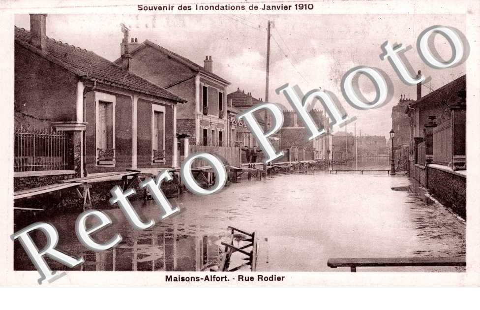 Inondations 1910, Rue Rodier