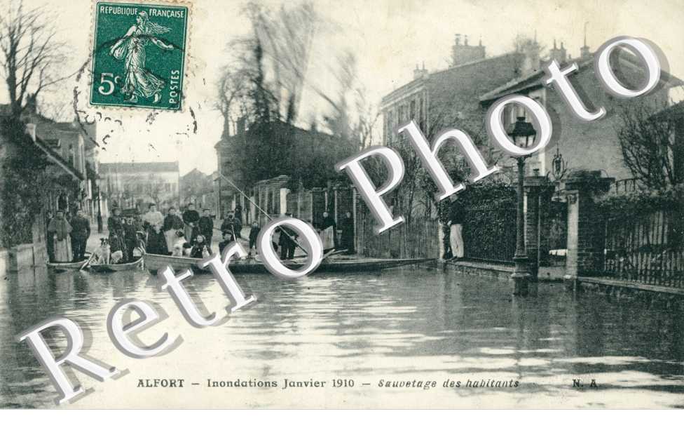 La Crue de la Seine 1910, Sauvetage des habitants