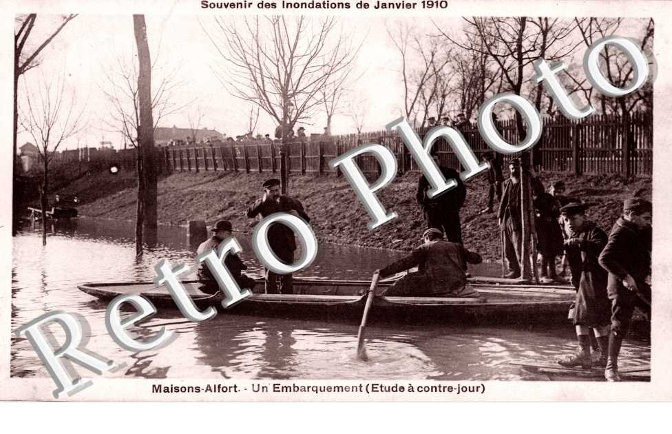 Inondations 1910, Un Embarquement