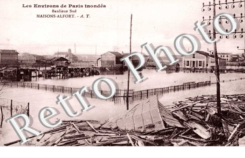 Inondations 1910, Banlieue Sud