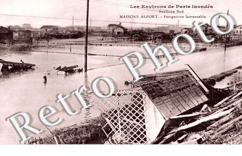 Inondations 1910, Banlieue Sud