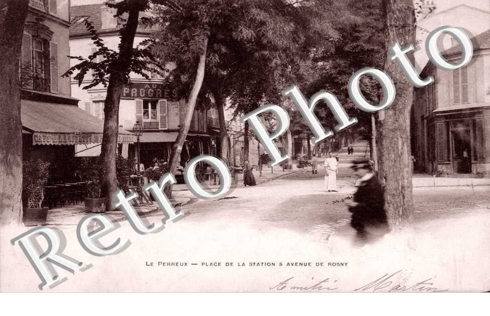 Place de la Station et Avenue de Rosny