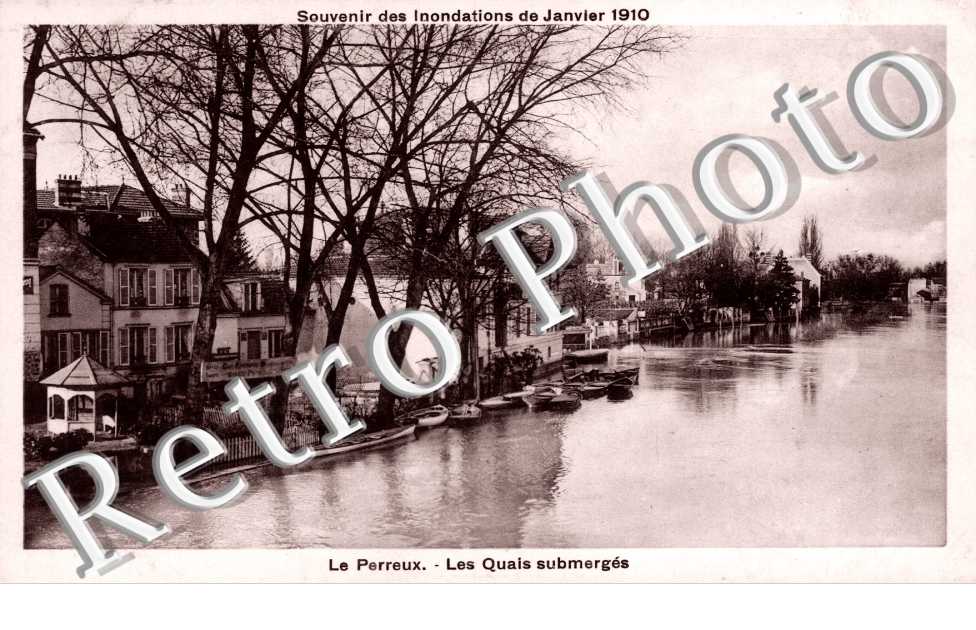 Crue 1910, les Quais submerges