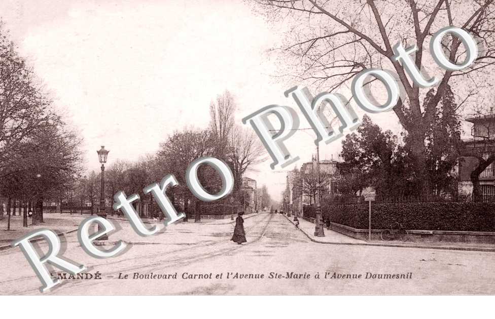 Boulevard Carnot et l'Avenue Sainte Marie a l'Avenue Daumesnil