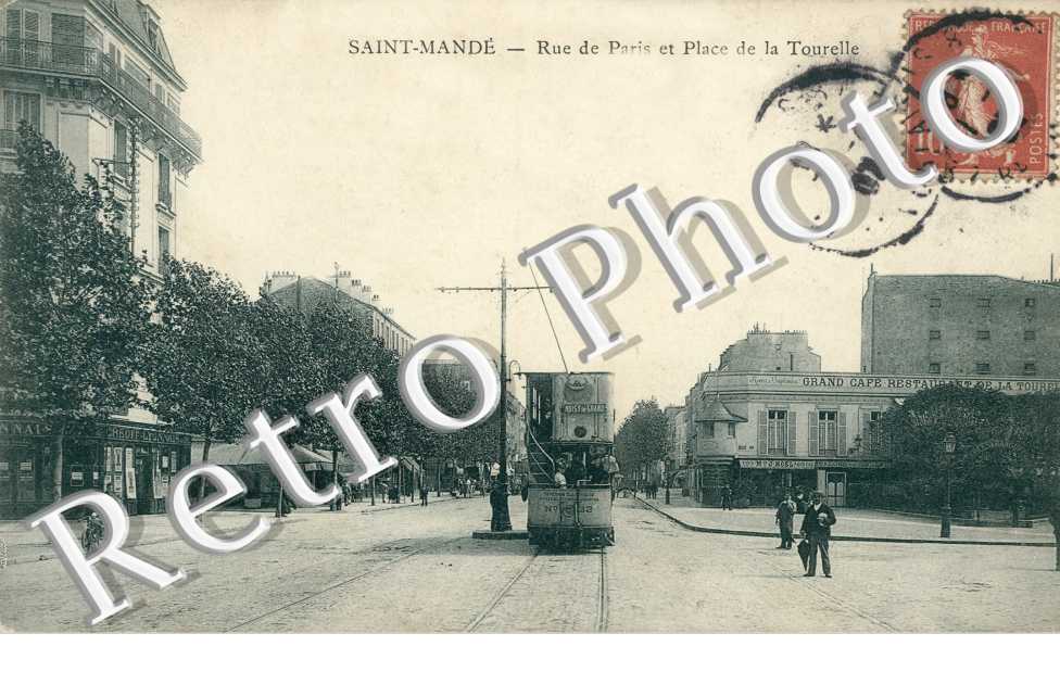La Rue de Paris et Place de la Tourelle