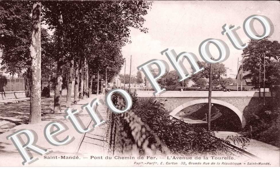 Pont du Chemin de Fer, Avenue de la Tourelle