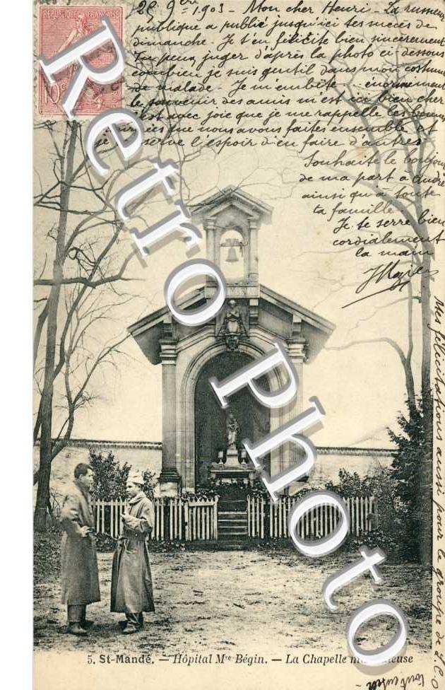 Hopital de Mre Begin - La chapelle miraculeuse
