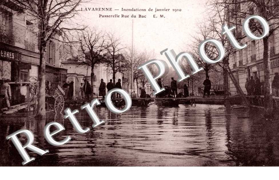 LA VARENNE SAINT HILAIRE  passerelle rue du bac