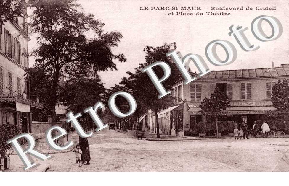 Boulevard de Creteil et place du Théatre