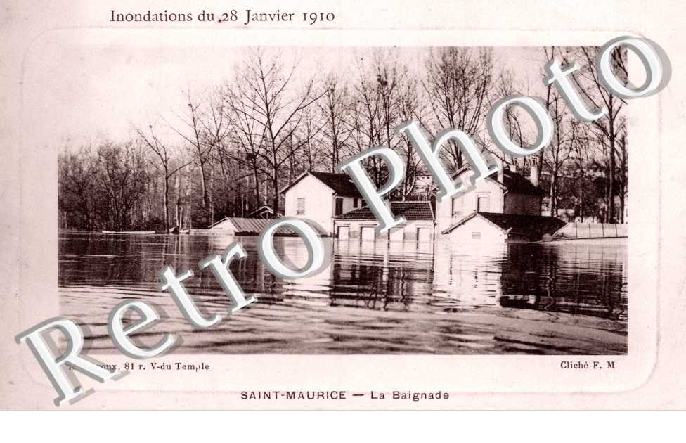 Inondation 1910, La Baignade