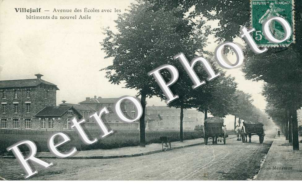 Avenue des Ecoles et le Nouvel Asile