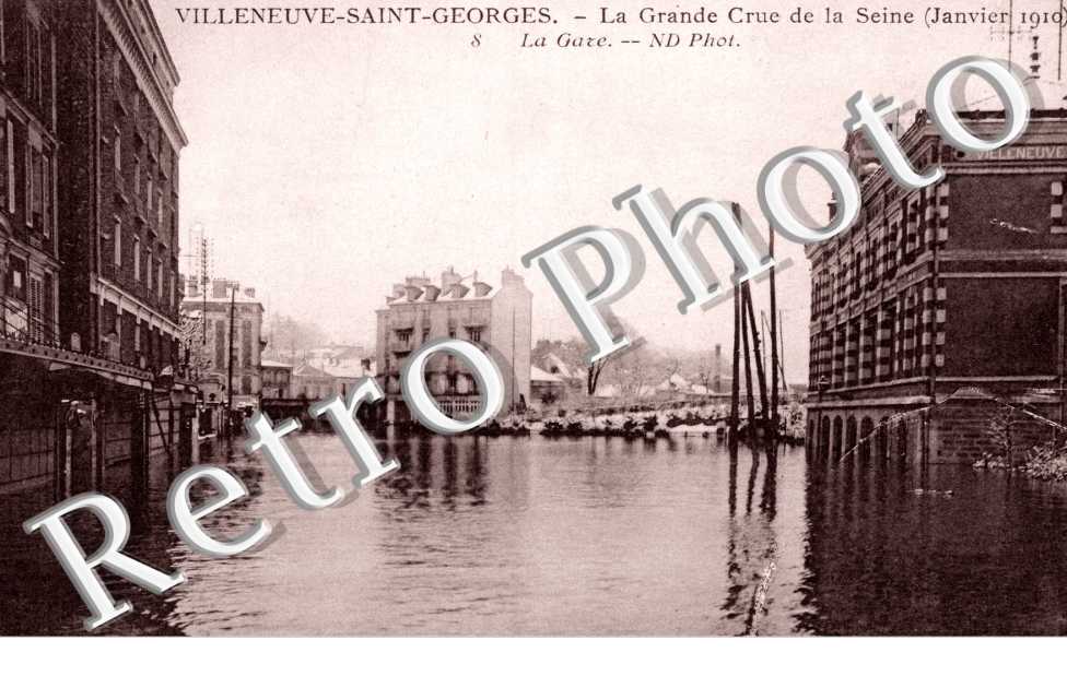 Inondations 1910, La Gare