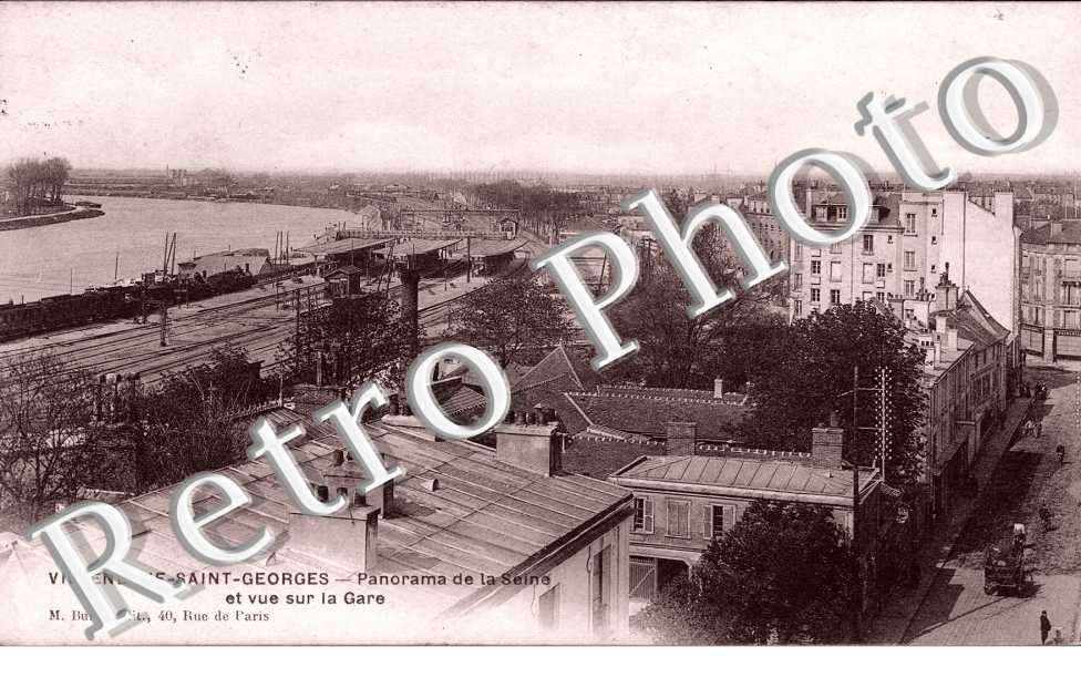Panorama de la Seine et Vue sur la Gare