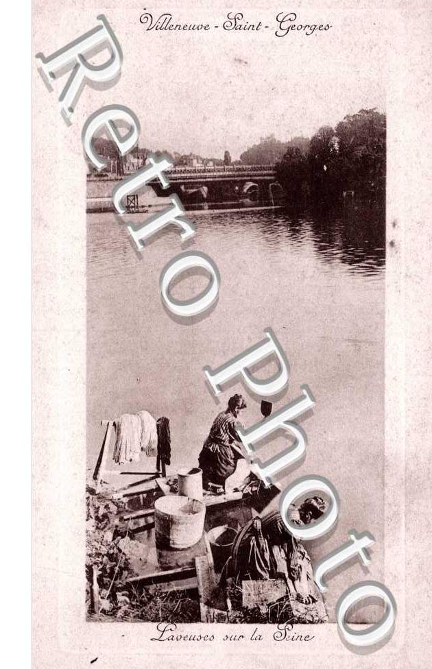 Laveuses sur la Seine