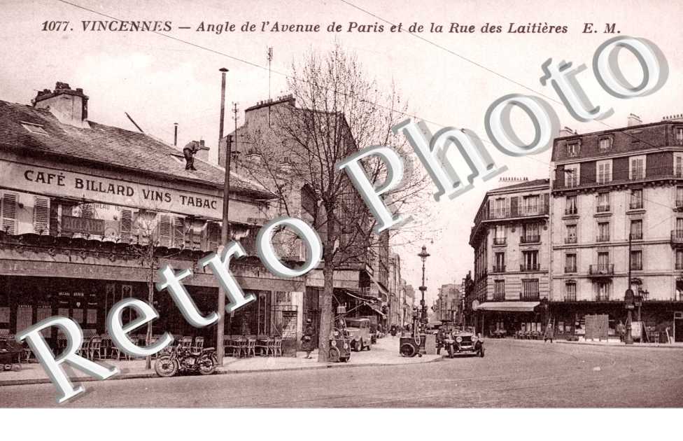 Angle de l'Avenue de Paris et de la Rue des Laitieres