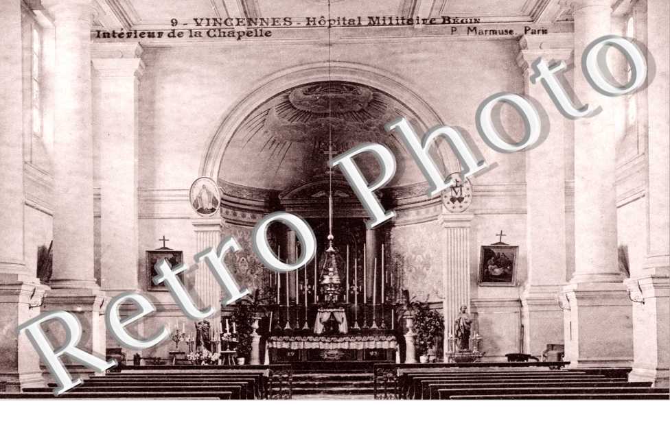 Hopital Militaire Begin, Interieur de la Chapelle
