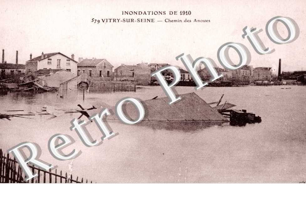 Inondations de 1910, Chemin des Anoues
