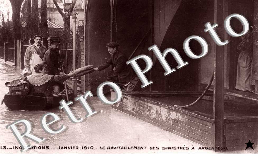 inondations, janvier 1910, le ravitaillement des sinistres..