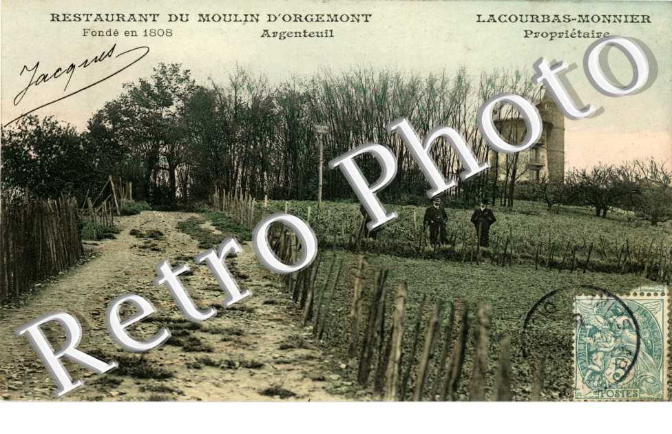 restaurant du moulin d'orgemont. lacourbas-monnier