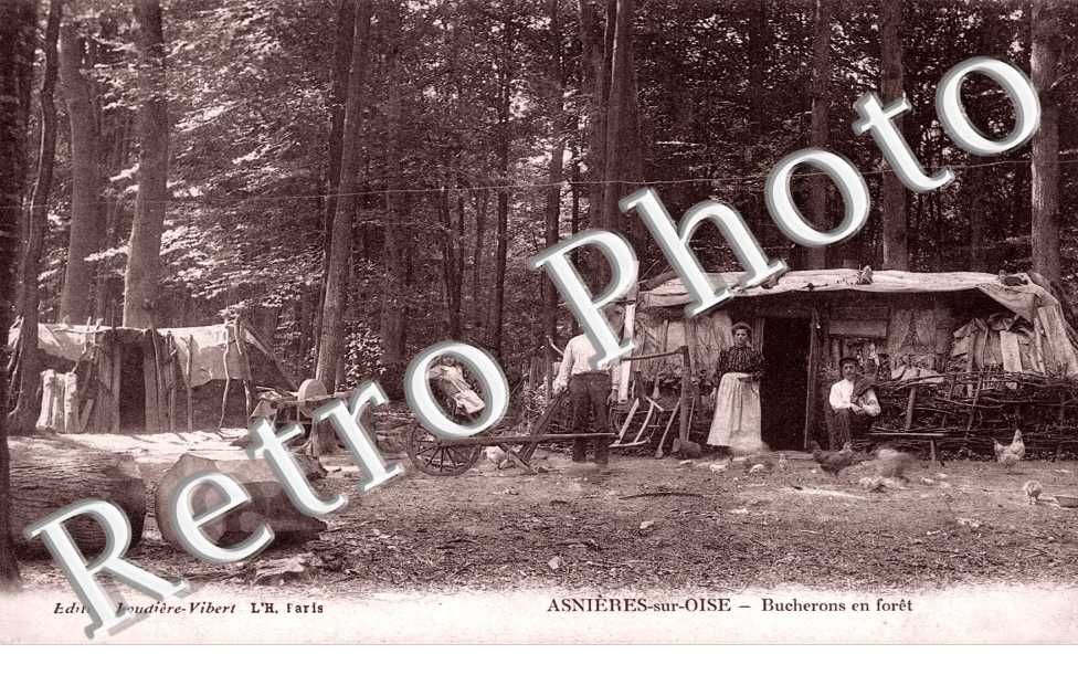 Bucherons en foret