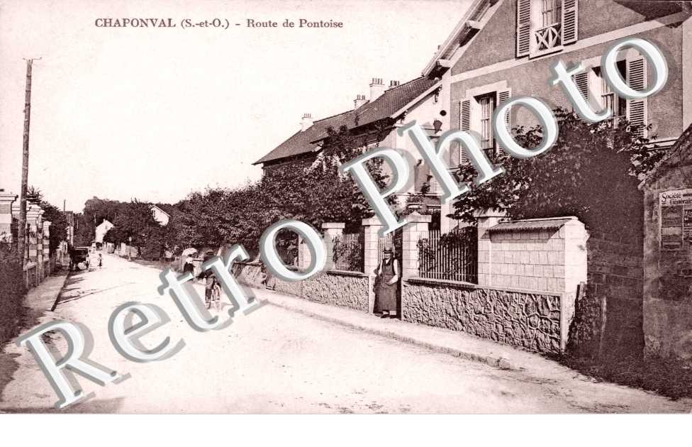 Chaponval, Route de Pontoise