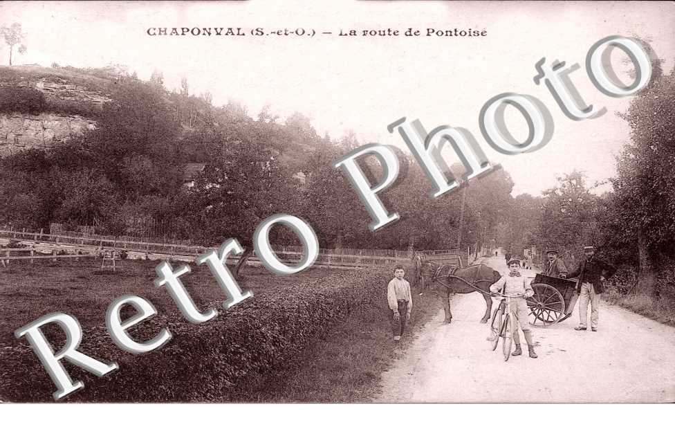 Chaponval, Route de Pontoise