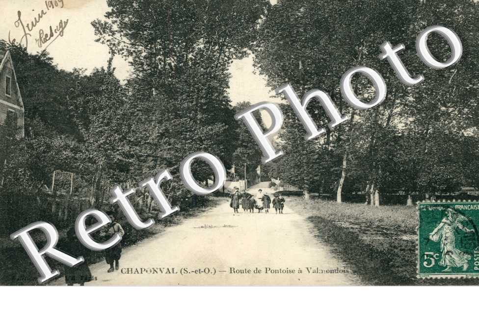 Chaponval, Route de Pontoise a Valmondois