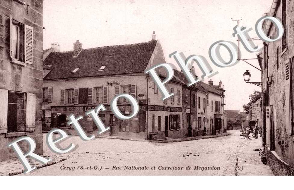 Rue Nationale et Carrefour de Menaudon