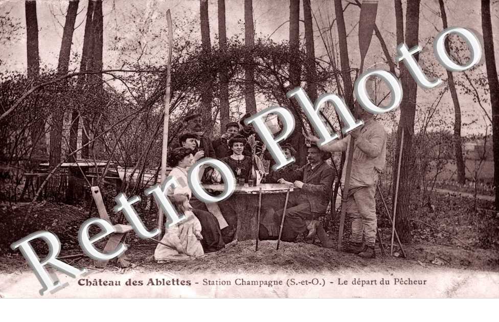 Chateau des ablettes -  Le depart du pecheur