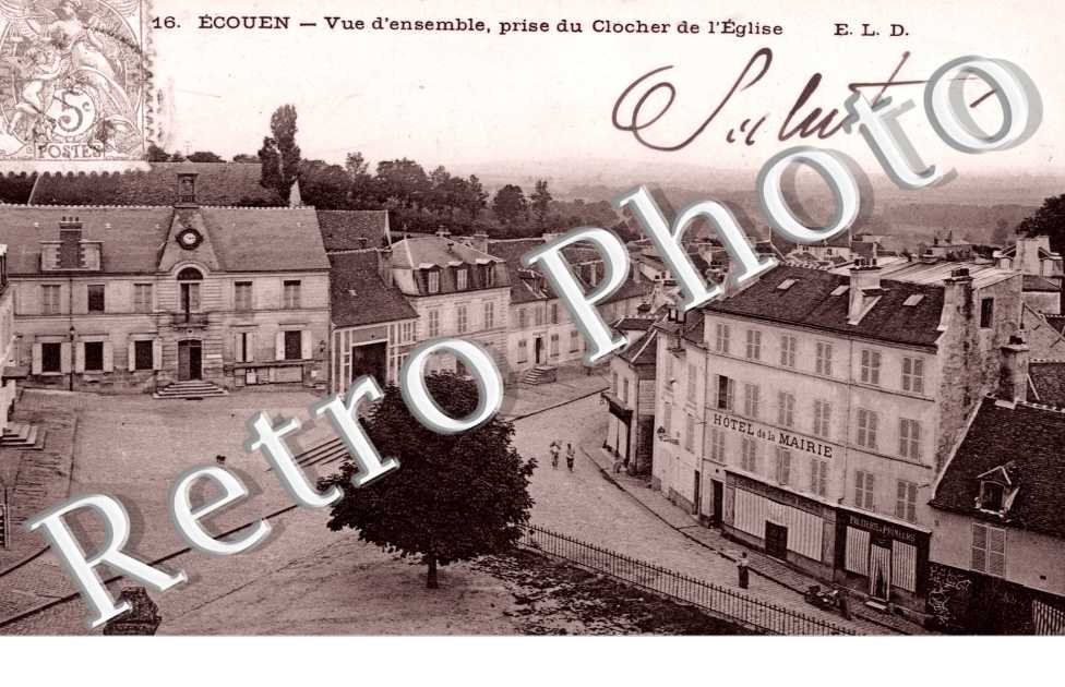 Vue d'ensemble prise du Clocher de l'Eglise
