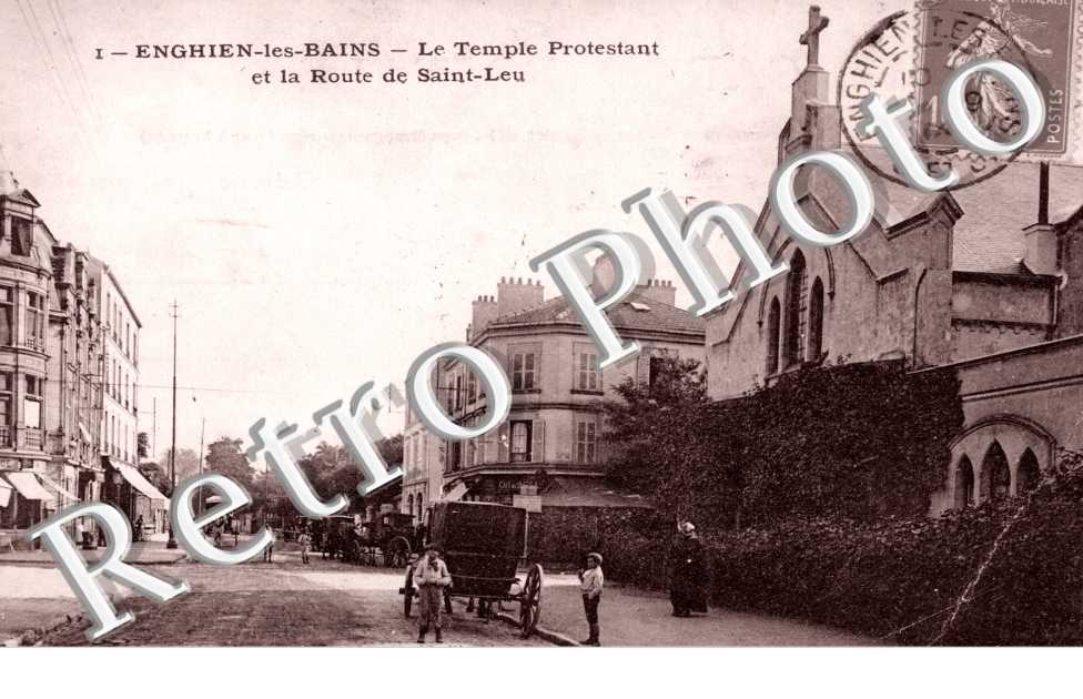 Temple Protestant et Route de Saint Leu