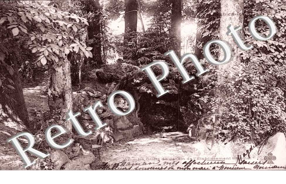 la Grotte du Jardin de l'Etablissement Thermal
