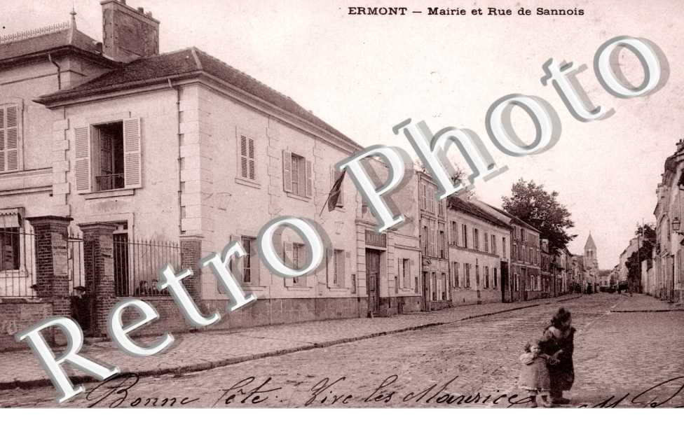 Mairie et Rue de Sannois