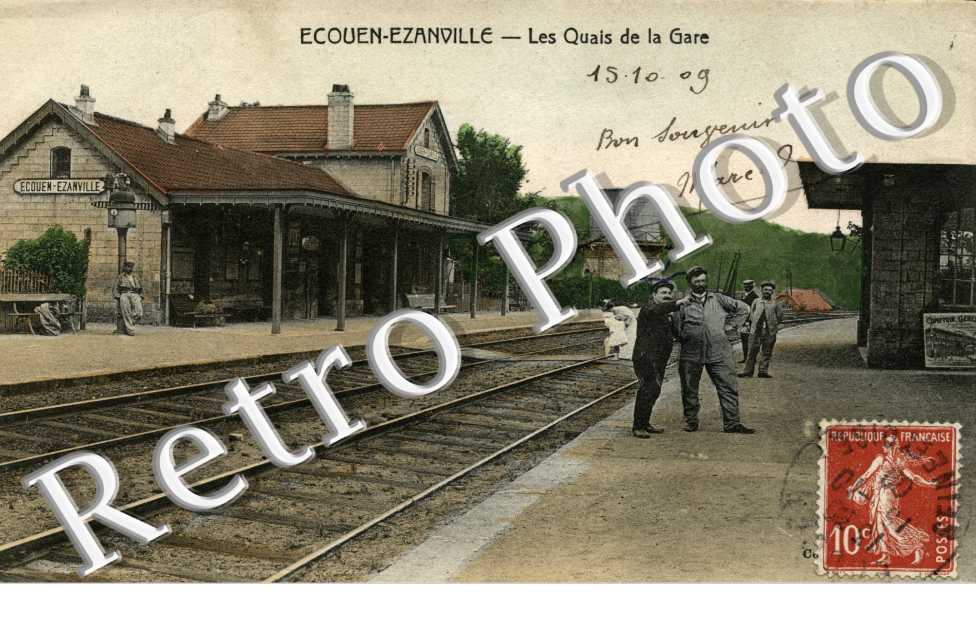 Les quais de la gare (couleur)