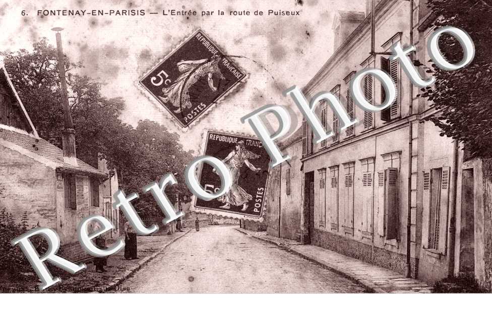L'entree par la Route de Puiseux
