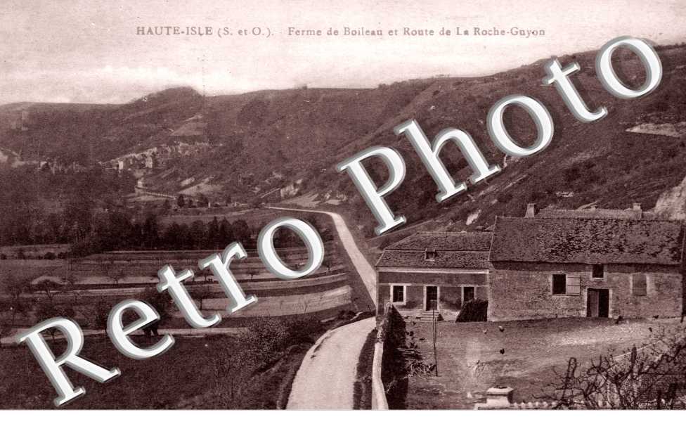 ferme de Boileau  et route de Laroche-Guyon